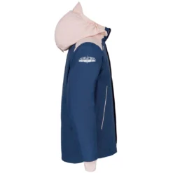Tribord Kids Sailing Jacket Warm And Waterproof Sailing 100 Blue Pink