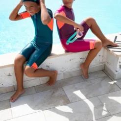 Nabaiji Kloupi Shorty, Swimming Wetsuit, Girls'