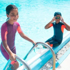 Nabaiji Kloupi Shorty, Swimming Wetsuit, Girls'