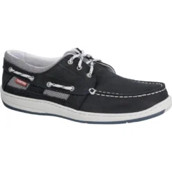 Tribord Denim Blue Clipper Boat Shoes