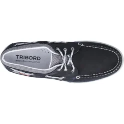 Tribord Denim Blue Clipper Boat Shoes