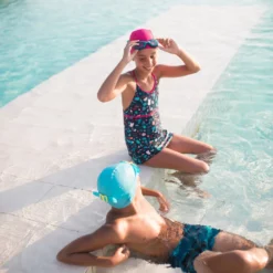 Nabaiji Mesh Fabric Swim Cap