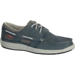 Tribord Denim Blue Clipper Boat Shoes
