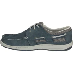 Tribord Denim Blue Clipper Boat Shoes