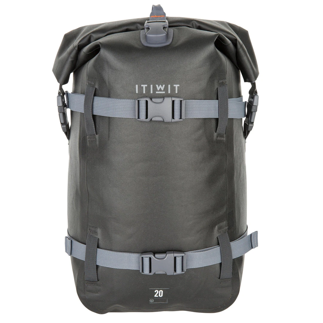 Promo 🤩 Decathlon Itiwit IPX6 Waterproof Backpack Roll Top Dry Bag 20L 💯 7 Decathlon Itiwit IPX6 Waterproof Backpack Roll Top Dry Bag 20L