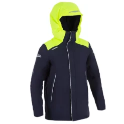 Tribord Kids Sailing Jacket Warm And Waterproof Sailing 100 Blue Pink