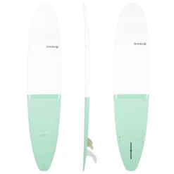 Olaian 900 9' Hard Longboard With 2 + 1 Fins. Surfing