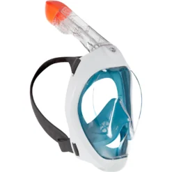 Subea Snorkeling & Scubadiving Adult Easybreath Surface Mask 500 Grey