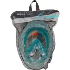 Subea Snorkeling & Scubadiving Adult Easybreath Surface Mask 500 Grey