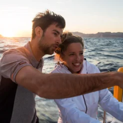 Tribord Waterproof Sailing Jacket - Wet-weather Jacket SAILING 100 White