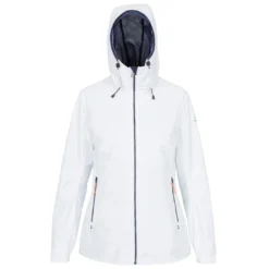 Tribord Waterproof Sailing Jacket - Wet-weather Jacket SAILING 100 White
