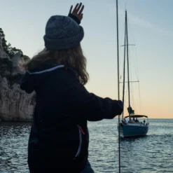 Tribord Waterproof Sailing Jacket - Wet-weather Jacket SAILING 100 White