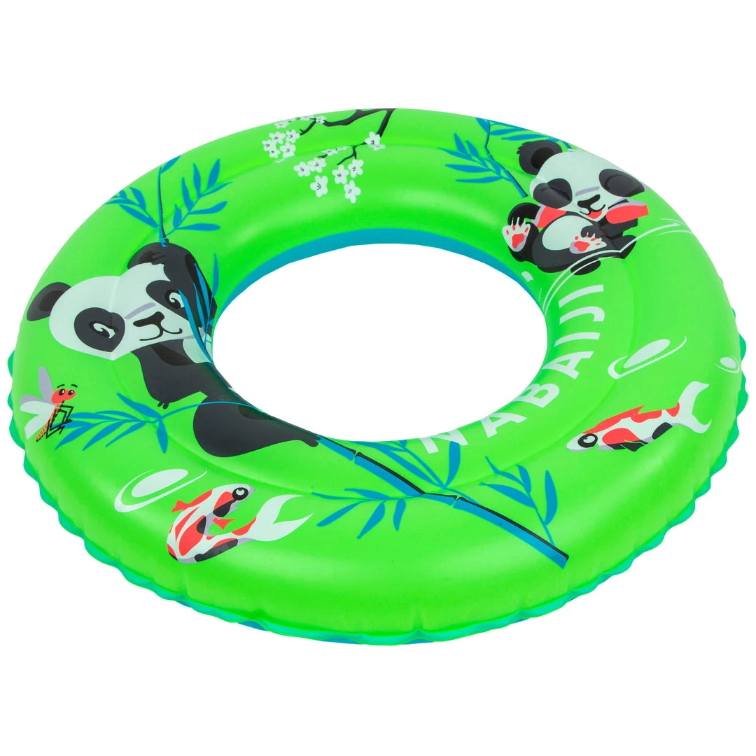 New ❤️ Nabaiji Swimming Kids' Inflatable Swim Ring 3-6 Years 51 Cm Beige SAVANNAH Print 🥰 4 Nabaiji Swimming Kids' Inflatable Swim Ring 3-6 Years 51 Cm Beige SAVANNAH Print