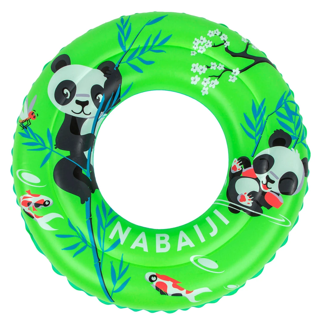 New ❤️ Nabaiji Swimming Kids' Inflatable Swim Ring 3-6 Years 51 Cm Beige SAVANNAH Print 🥰 5 Nabaiji Swimming Kids' Inflatable Swim Ring 3-6 Years 51 Cm Beige SAVANNAH Print