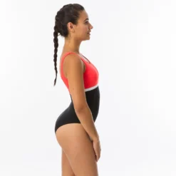 Nabaiji Swimming 1-piece Swimsuit Heva Li Blue Petrol