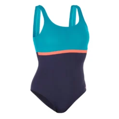 Nabaiji Swimming 1-piece Swimsuit Heva Li Blue Petrol