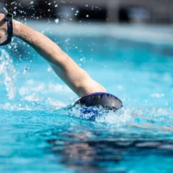 Nabaiji Swimming Paddles Quick-In 500 Size S - Blue Yellow