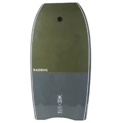Decathlon Radbug 500 Bodyboard Boogie High Density Foam Composite Stringer 40'' & 41.5'' W/ Biceps Coiler Leash Bodyboarding