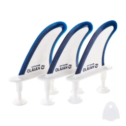 Surfing Decathlon Olaian 100 Foam Soft Surfboard 8'2 100L Concave W/ Handle Leash & Soft Edge Fins