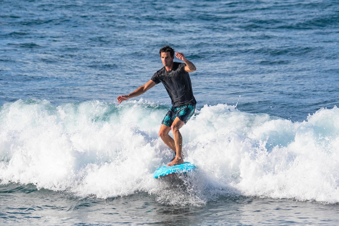 Best deal ❤️ Olaian 500 Foam Surfboard 7'8 75L Curved Triple Stringer W/ Leash & Soft Edge Fins ✔️ Surfing 🤩 21 Olaian 500 Foam Surfboard 7'8 75L Curved Triple Stringer W/ Leash & Soft Edge Fins Surfing