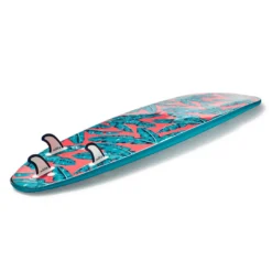 Best deal ❤️ Olaian 500 Foam Surfboard 7'8 75L Curved Triple Stringer W/ Leash & Soft Edge Fins ✔️ Surfing 🤩 34 Olaian 500 Foam Surfboard 7'8 75L Curved Triple Stringer W/ Leash & Soft Edge Fins Surfing