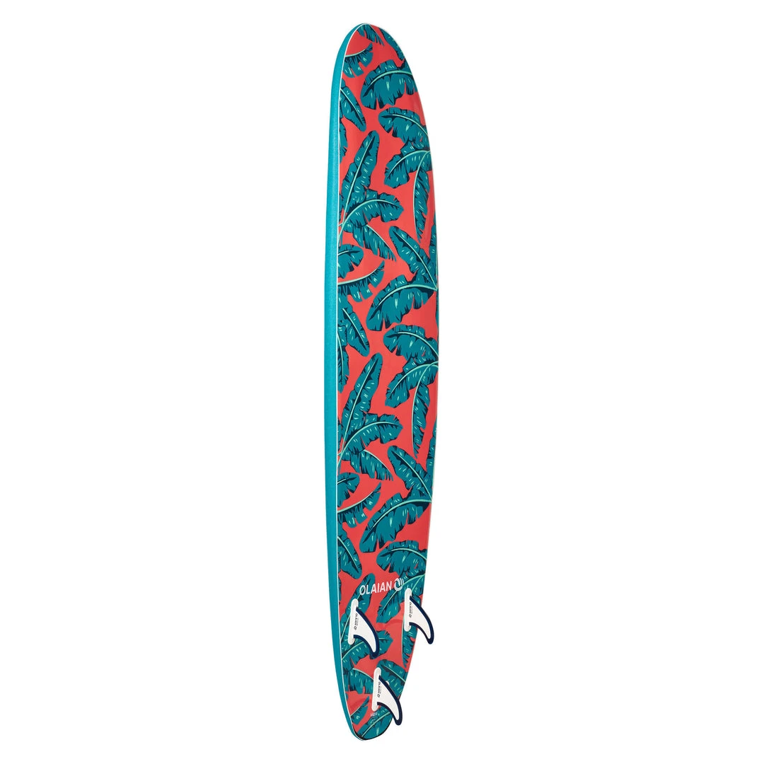 Best deal ❤️ Olaian 500 Foam Surfboard 7'8 75L Curved Triple Stringer W/ Leash & Soft Edge Fins ✔️ Surfing 🤩 10 Olaian 500 Foam Surfboard 7'8 75L Curved Triple Stringer W/ Leash & Soft Edge Fins Surfing