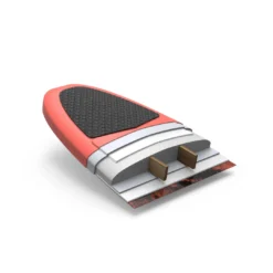 Olaian 900 5'4" Foam Surfboard With 2 Fins Surfing