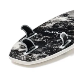 New π₯ Olaian 900 6' Foam Surfboard Supplied With 3 Fins β 12 Olaian 900 6' Foam Surfboard Supplied With 3 Fins