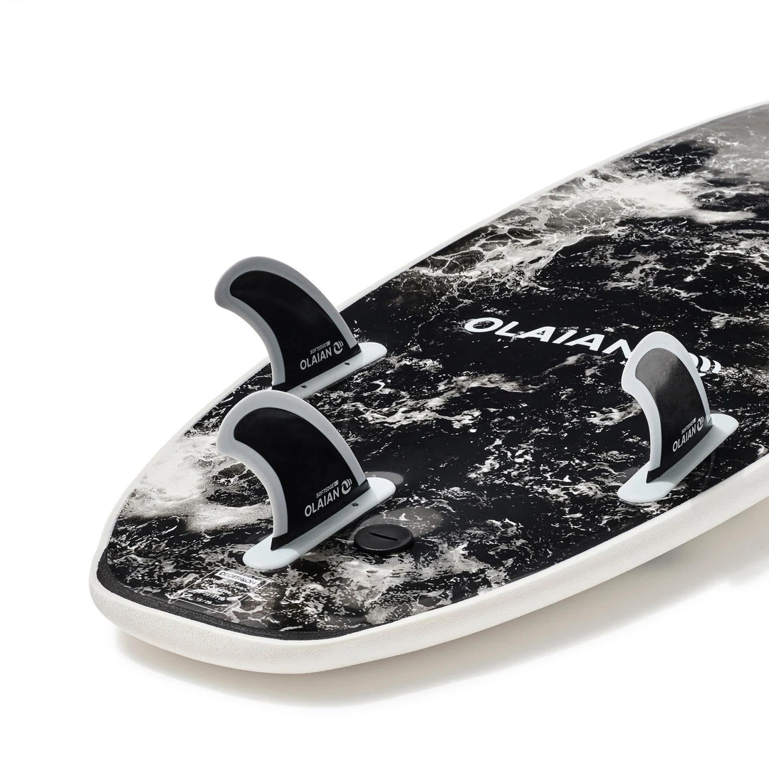 New π₯ Olaian 900 6' Foam Surfboard Supplied With 3 Fins β 6 Olaian 900 6' Foam Surfboard Supplied With 3 Fins