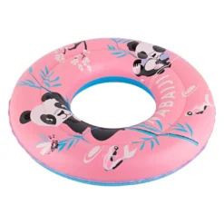 New ❤️ Nabaiji Swimming Kids' Inflatable Swim Ring 3-6 Years 51 Cm Beige SAVANNAH Print 🥰 40 Nabaiji Swimming Kids' Inflatable Swim Ring 3-6 Years 51 Cm Beige SAVANNAH Print