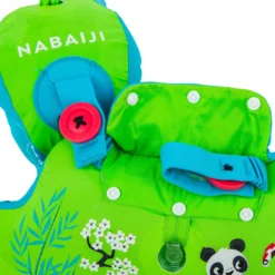 Nabaiji Kids' Swimming Adjustable Pool Armbands-waistband 15 To 30 Kg TISWIM “Tiger” Blue