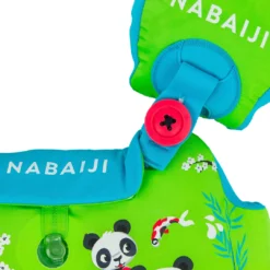 Nabaiji Kids' Swimming Adjustable Pool Armbands-waistband 15 To 30 Kg TISWIM “Tiger” Blue