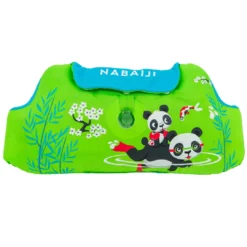 Nabaiji Kids' Swimming Adjustable Pool Armbands-waistband 15 To 30 Kg TISWIM “Tiger” Blue