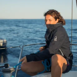 Tribord Waterproof Wind-proof Rain Jacket SAILING 300 Navy