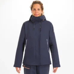 Tribord Waterproof Wind-proof Rain Jacket SAILING 300 Navy
