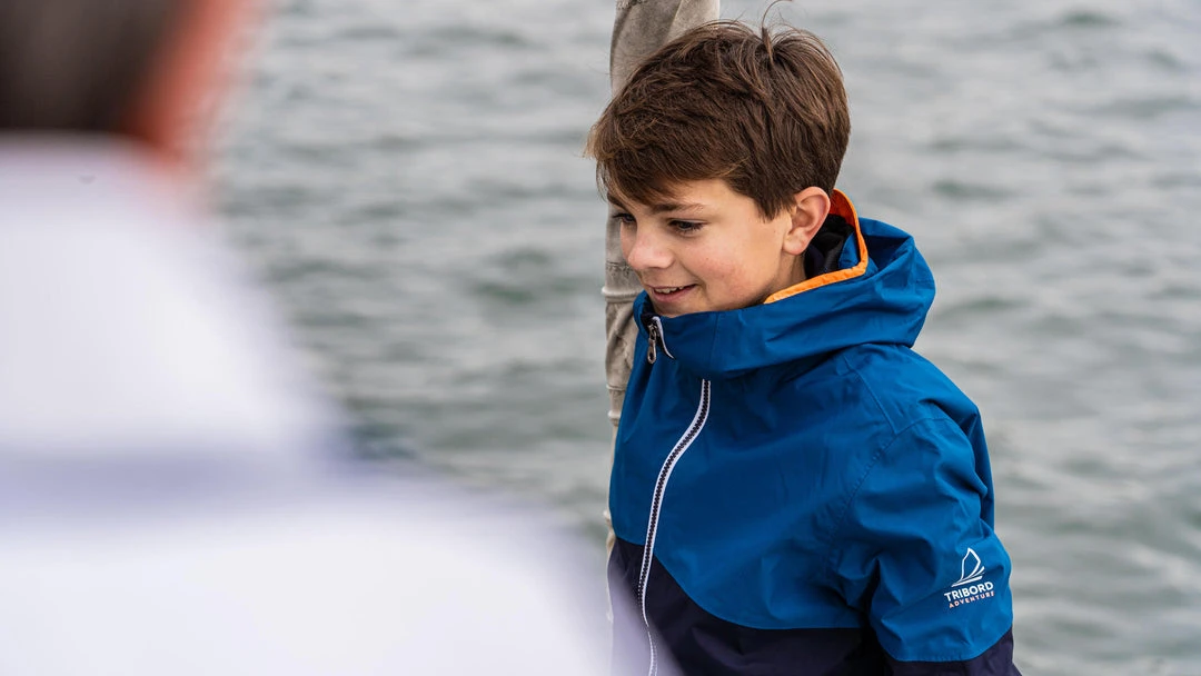 Cheapest โญ Tribord Kid's Sailing Waterproof Jacket - Wet-weather Jacket SAILING 100 Mint White ๐ 39 Tribord Kid's Sailing Waterproof Jacket - Wet-weather Jacket SAILING 100 Mint White