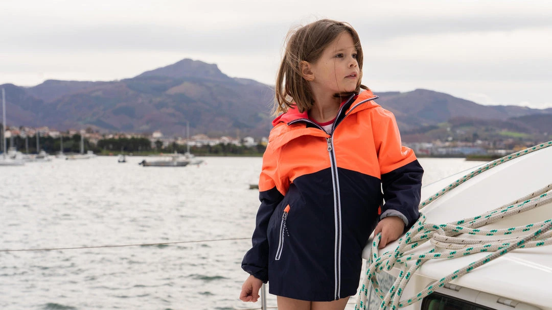 Cheapest โญ Tribord Kid's Sailing Waterproof Jacket - Wet-weather Jacket SAILING 100 Mint White ๐ 44 Tribord Kid's Sailing Waterproof Jacket - Wet-weather Jacket SAILING 100 Mint White