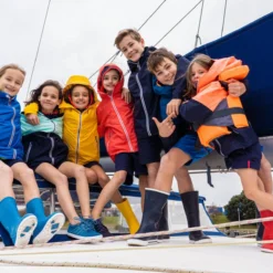 Cheapest โญ Tribord Kid's Sailing Waterproof Jacket - Wet-weather Jacket SAILING 100 Mint White ๐ 103 Tribord Kid's Sailing Waterproof Jacket - Wet-weather Jacket SAILING 100 Mint White