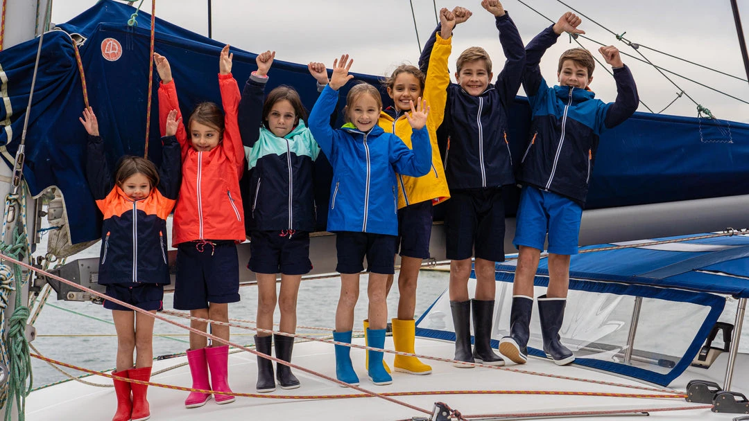 Cheapest โญ Tribord Kid's Sailing Waterproof Jacket - Wet-weather Jacket SAILING 100 Mint White ๐ 29 Tribord Kid's Sailing Waterproof Jacket - Wet-weather Jacket SAILING 100 Mint White