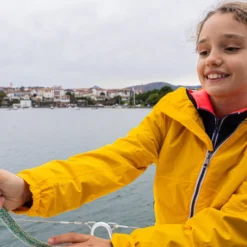 Cheapest โญ Tribord Kid's Sailing Waterproof Jacket - Wet-weather Jacket SAILING 100 Mint White ๐ 112 Tribord Kid's Sailing Waterproof Jacket - Wet-weather Jacket SAILING 100 Mint White