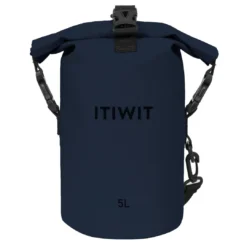 Kayaking Decathlon Itiwit IPX6 Waterproof Roll Top Dry Bag 5L W/ Carry Strap
