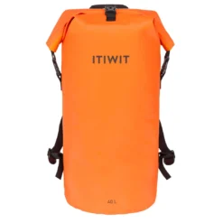 Decathlon Itiwit IPX6 Waterproof Roll Top Dry Bag 40L W/ Backpack Strap