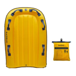 Bodyboarding Radbug Inflatable High Resistance Bodyboard Boogie 2 Person Tandem W/ Handles Adult & Kids
