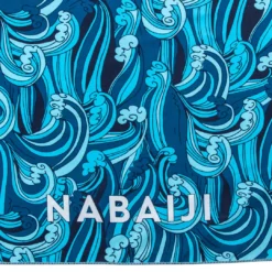 Nabaiji Microfibre Swimming Towel Size XL 110 X 175 Cm - Print