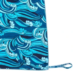 Nabaiji Microfibre Swimming Towel Size XL 110 X 175 Cm - Print