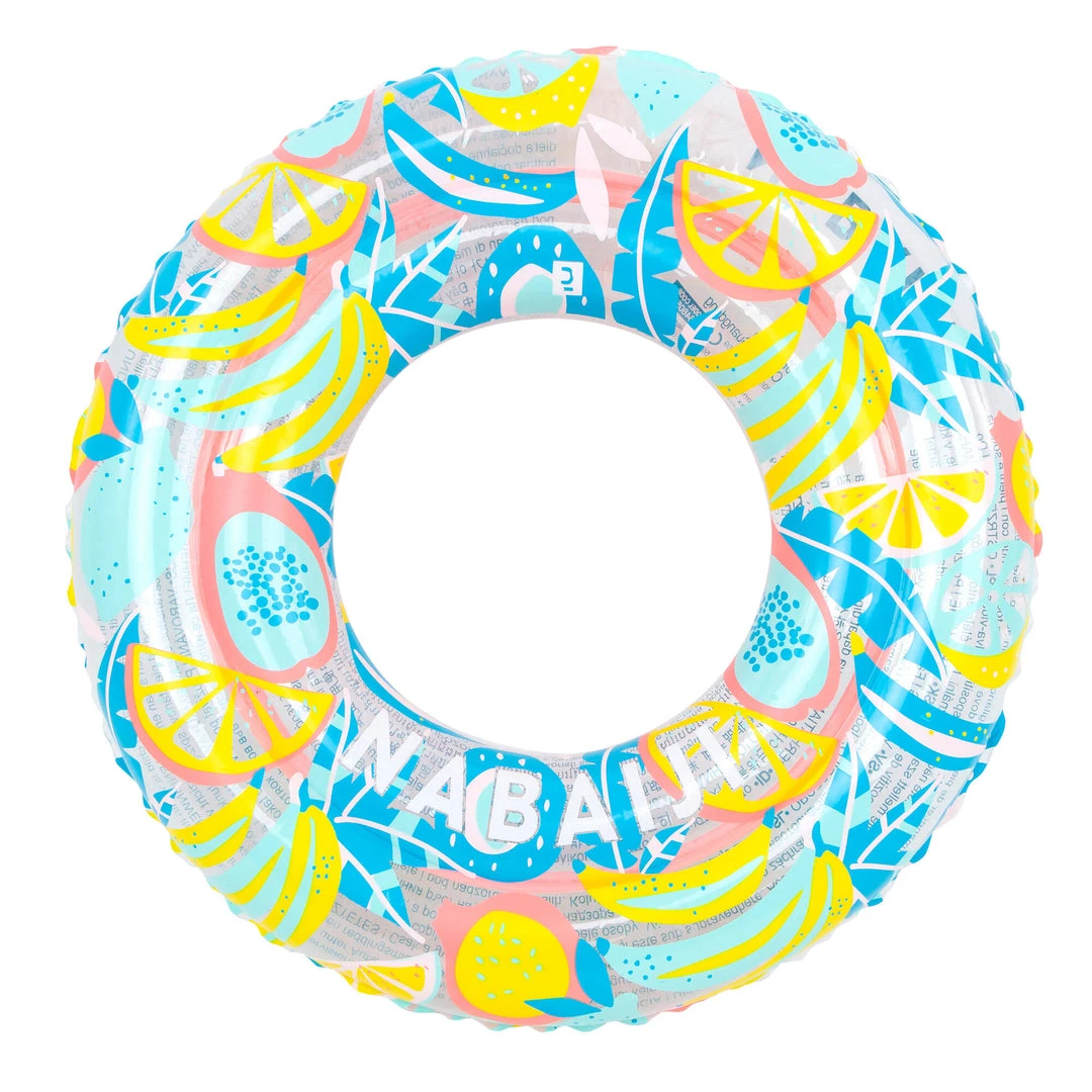 New ❤️ Nabaiji Swimming Kids' Inflatable Swim Ring 3-6 Years 51 Cm Beige SAVANNAH Print 🥰 14 Nabaiji Swimming Kids' Inflatable Swim Ring 3-6 Years 51 Cm Beige SAVANNAH Print