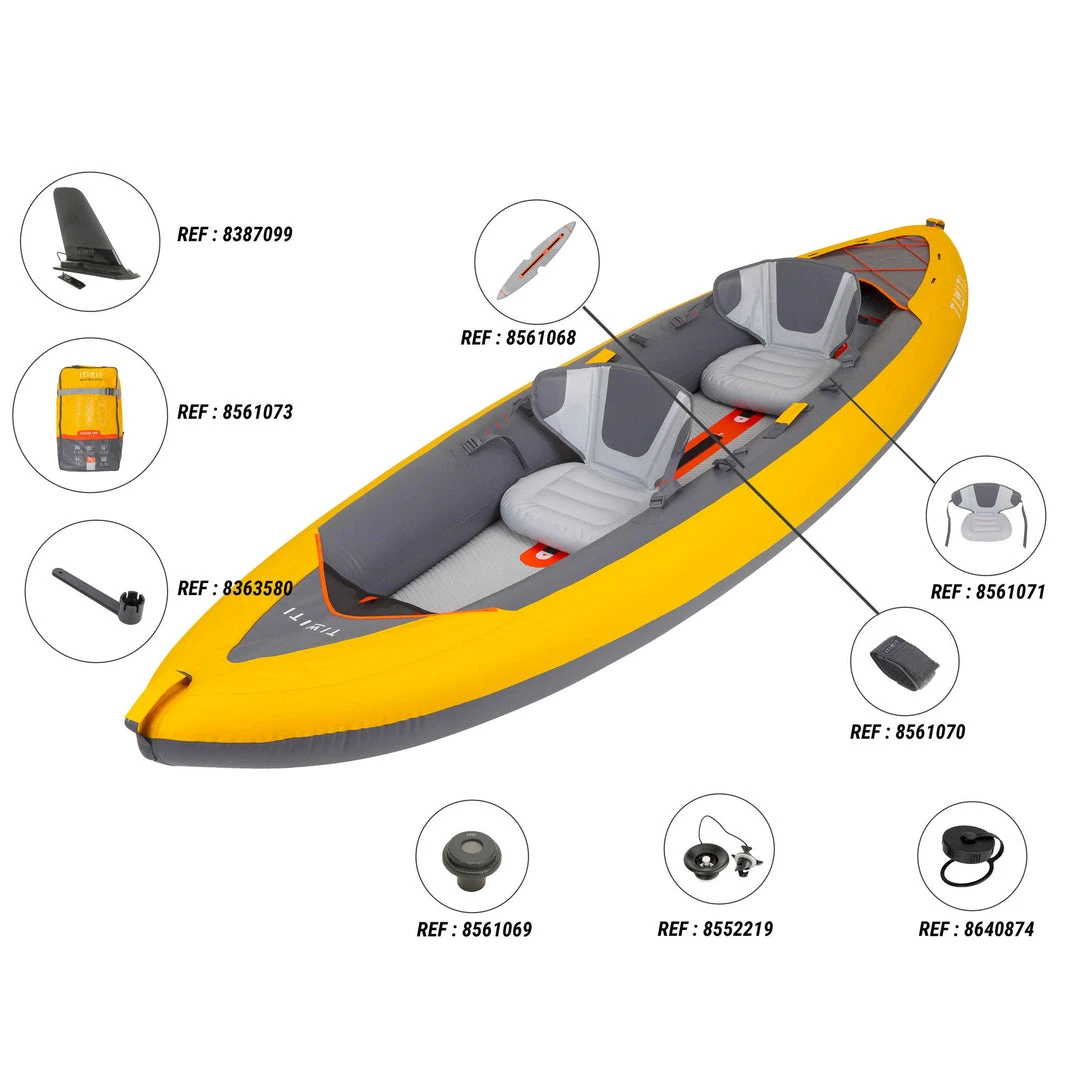 Coupon ⌛ Itiwit X100 Inflatable Dropstich Recreational Touring Sit-on-top Kayak 1 To 2 Person 430lb Kayaking ⭐ 8 Itiwit X100 Inflatable Dropstich Recreational Touring Sit-on-top Kayak 1 To 2 Person 430lb Kayaking