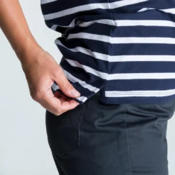 Tribord Sailing Long-sleeved Sailor's T-shirt 100 Blue White