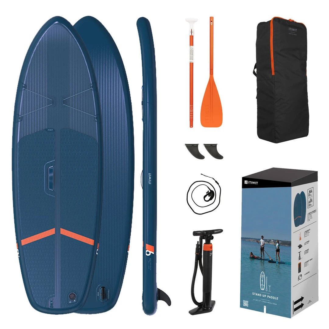 Coupon ❤️ Itiwit Inflatable Stand Up Paddle SUP Pack Medium W/ Paddle & Pump, User 130 To 175lb Stand Up Paddle (SUP) ✨ 3 Itiwit Inflatable Stand Up Paddle SUP Pack Medium W/ Paddle & Pump, User 130 To 175lb Stand Up Paddle (SUP)