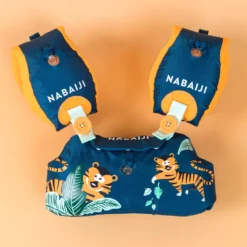 Nabaiji Tiswim, Adjustable Life Jacket With Arm Floaties, Kids' Swimming